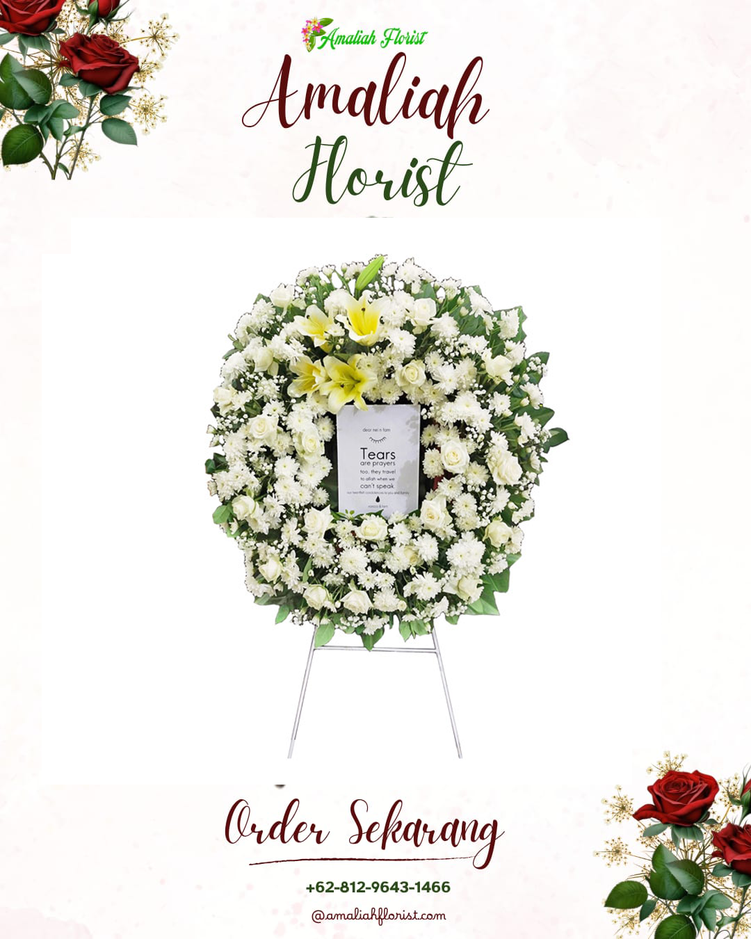 Krans Bunga Duka Pariaman Selatan