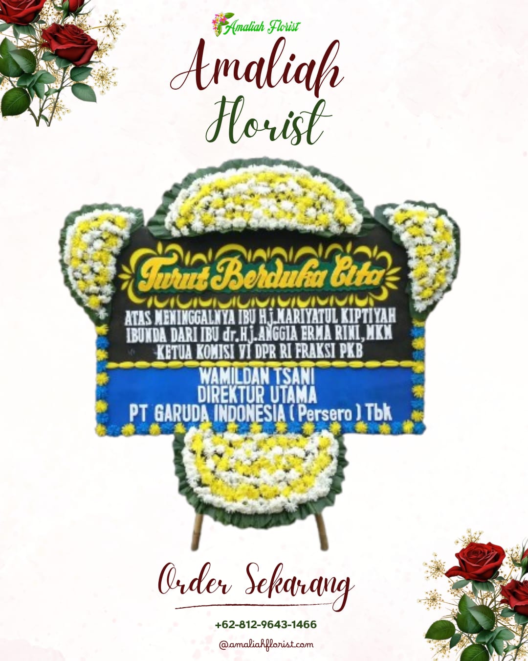 Papan Bunga Duka Pariaman Selatan